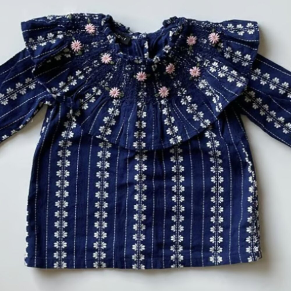 Bonjour Diary Hand Smocked Blouse
